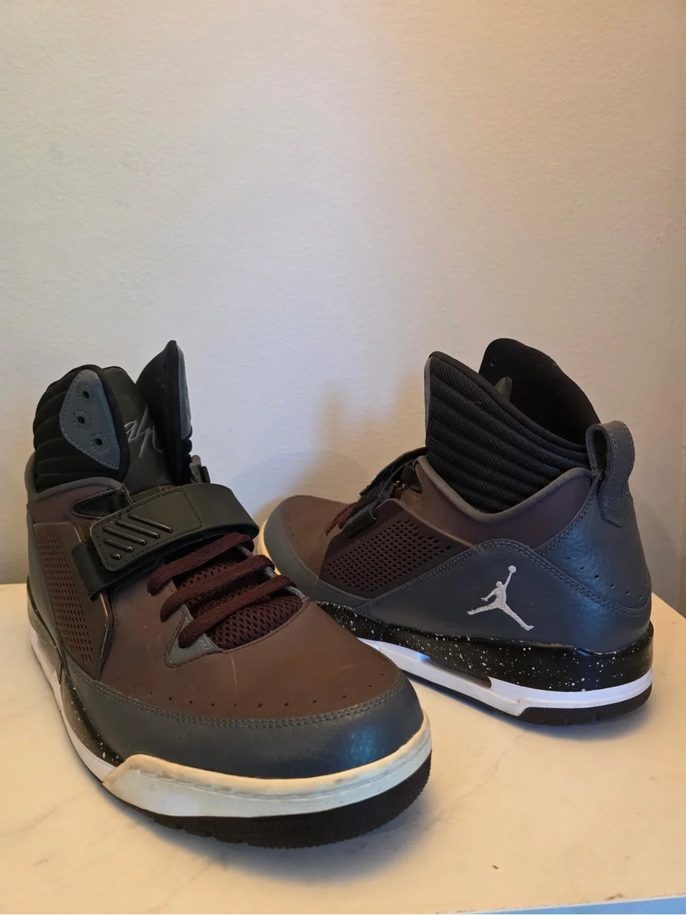 Jordan Flight 97 Deep Burgundy Wolf Grey